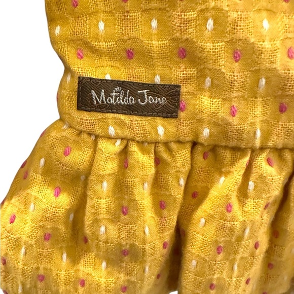 Matilda Jane Girl’s Going Easy Jacket Buttons Scalloped Placket Pleated Hem Sz 4 - Picture 8 of 9